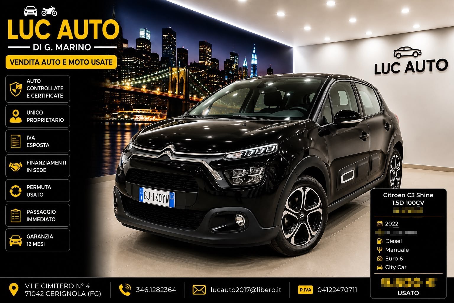 Citroen C3 BlueHDi 100 S&S Shine