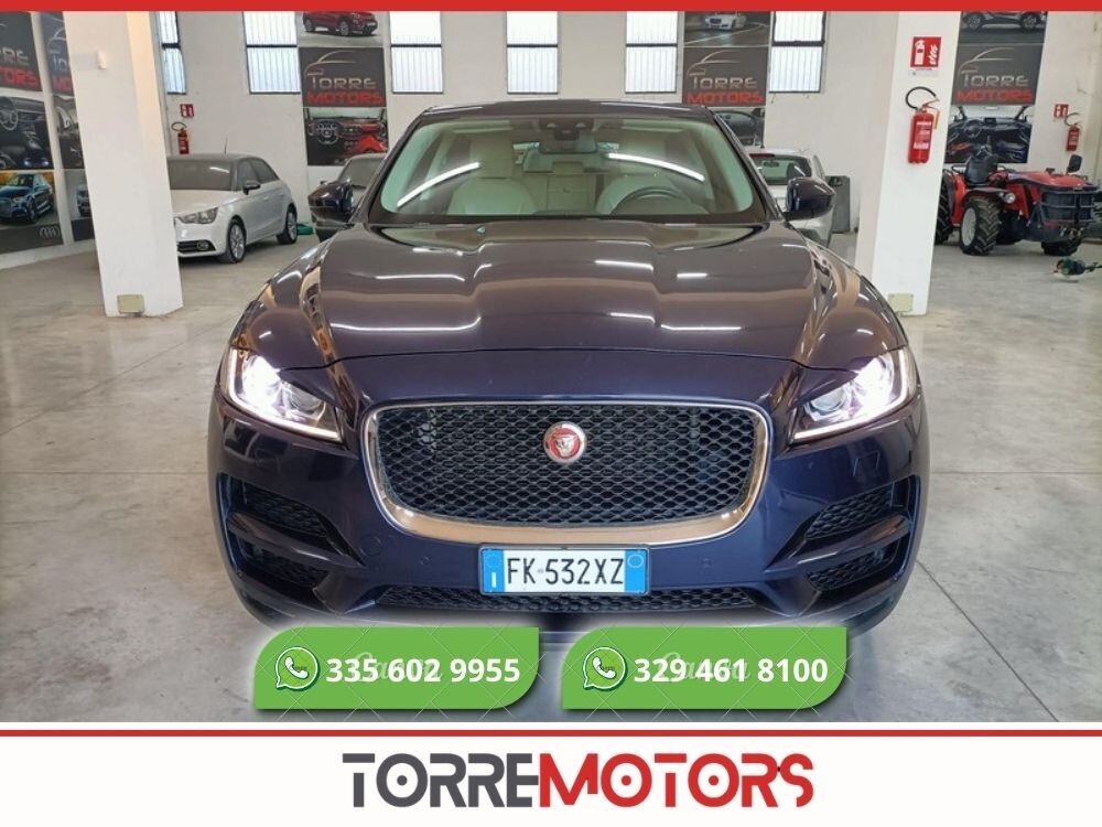 Jaguar F-Pace 2.0 D 180 CV AWD aut. Pure 07/2017