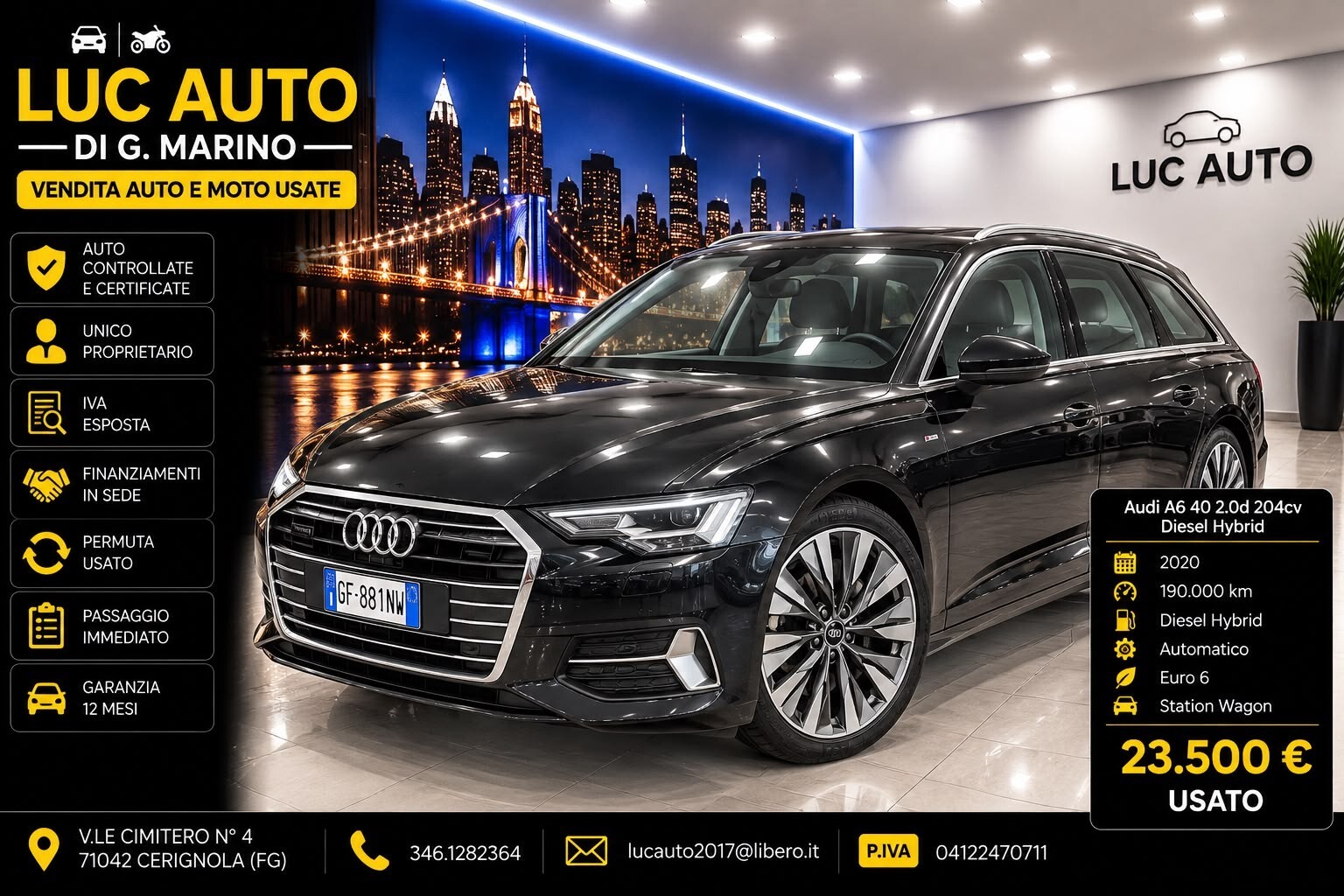 Audi A6 Avant 40 2.0 TDI S tronic Business