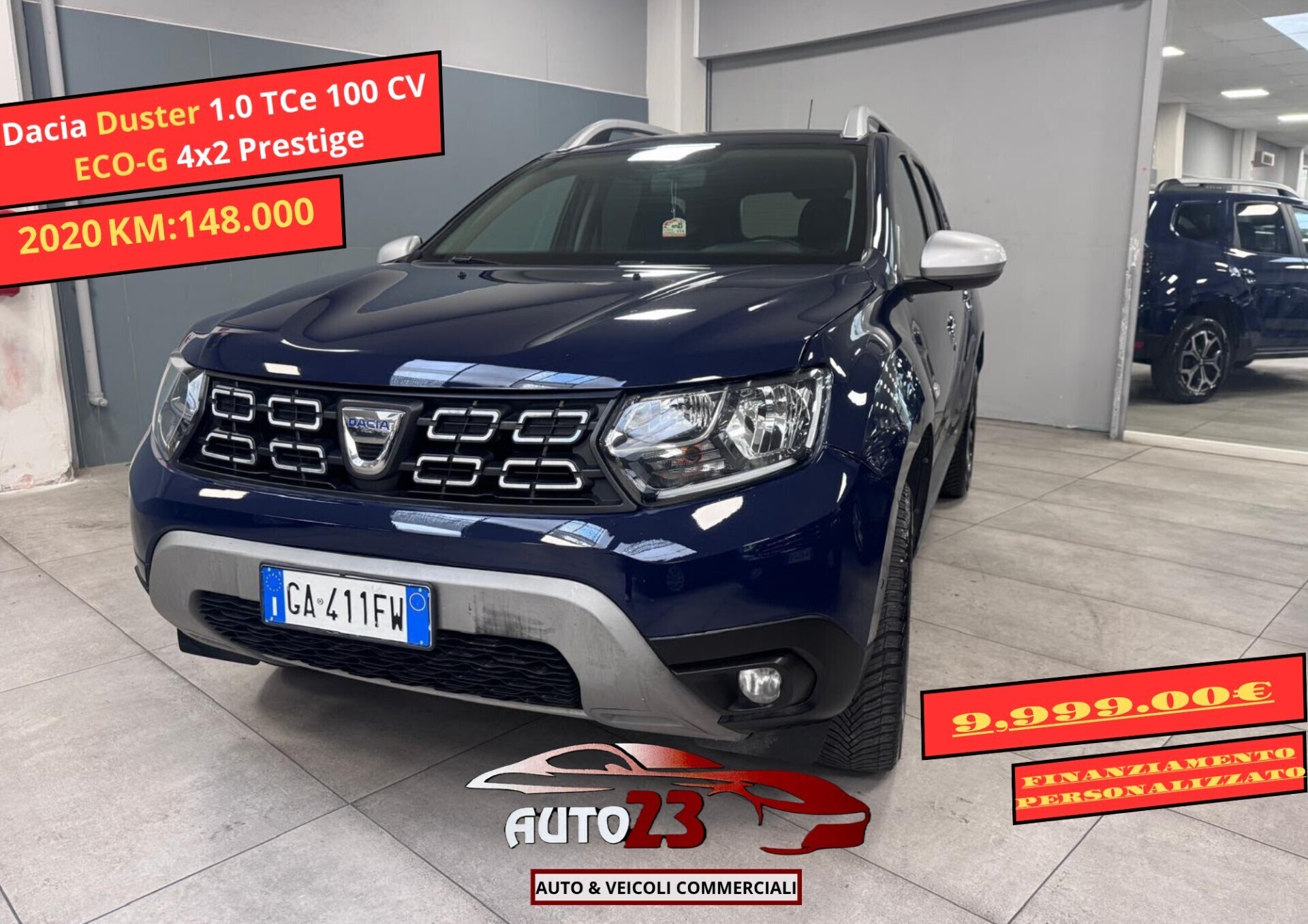 Dacia Duster 1.0 TCe 100 CV ECO-G 4x2 Prestige