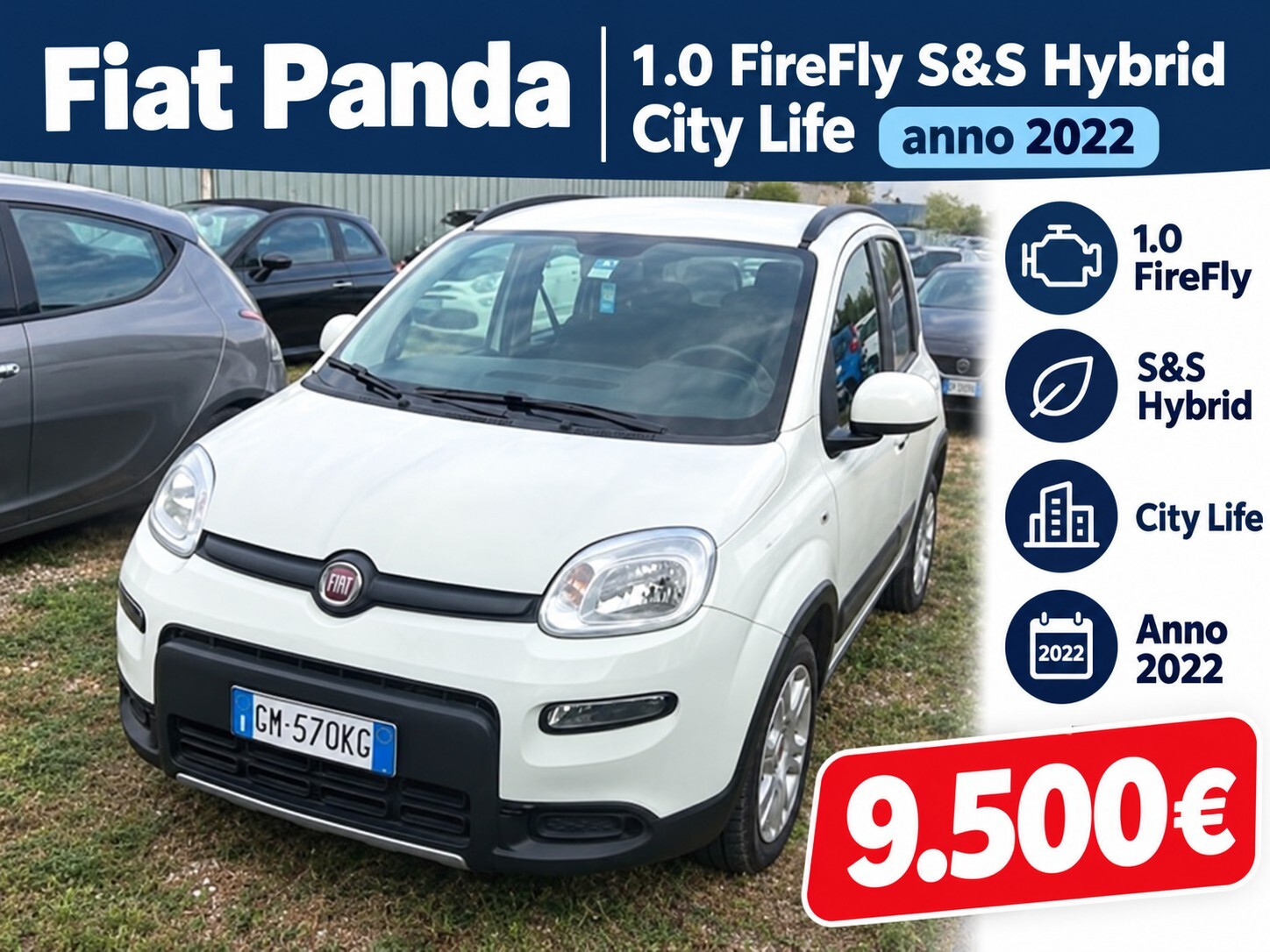 Fiat Panda 1.0 FireFly S&S Hybrid City Life